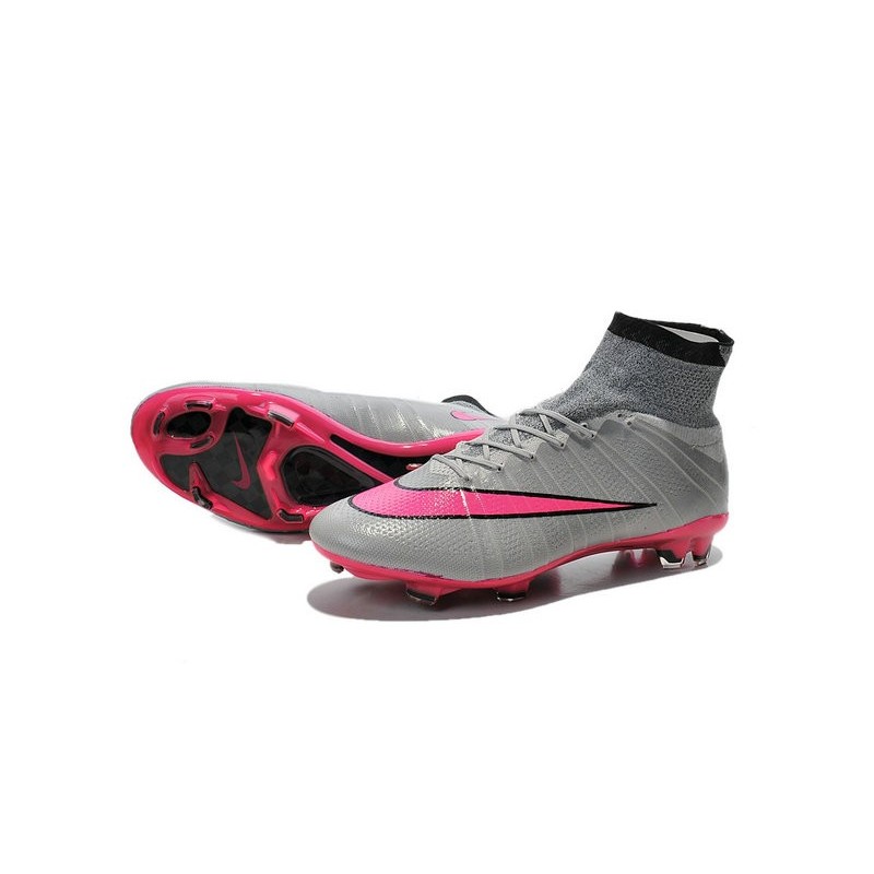 nike mercurial rose et gris