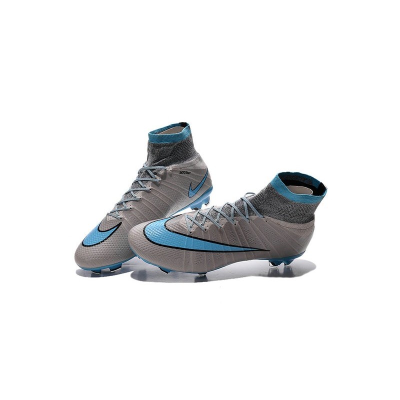 Mercurial Chaussures Nike Bleu Noir Superfly Hommes Gris Fg kOXiuZP