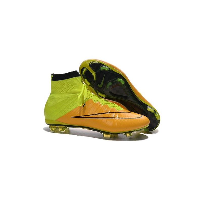 nike mercurial jaune et noir