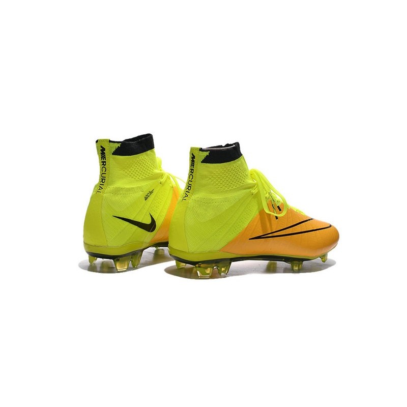 mercurial noir et jaune