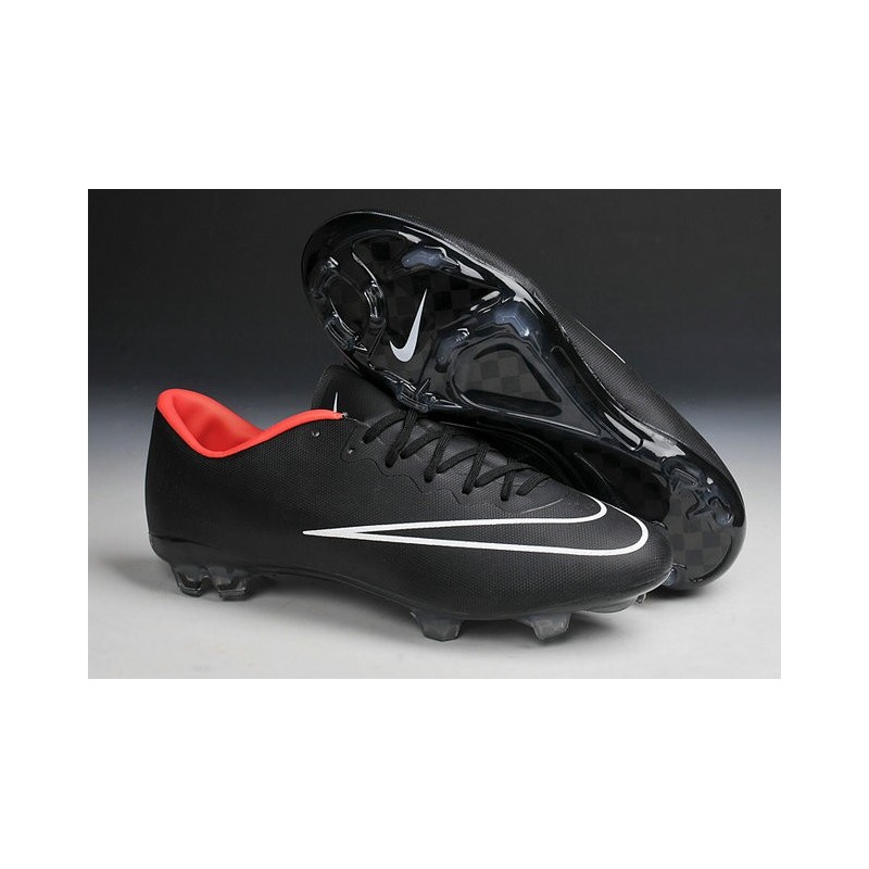 Sec De X Chaussures Foot Rouge Terrain Noir Fg Nike Vapor Mercurial AR4L5j