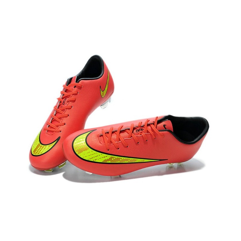 nike mercurial rouge et jaune