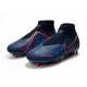 Nouvelles Chaussures de Football Nike Phantom VSN Elite DF FG Fully Charged Bleu