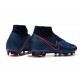 Nouvelles Chaussures de Football Nike Phantom VSN Elite DF FG Fully Charged Bleu