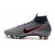 Nike Mercurial Superfly VI 360 Elite FG Chaussure Foot Gris Noir