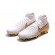 Nike Mercurial Superfly VI 360 Elite FG Chaussure Foot Blanc Or