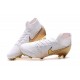 Nike Mercurial Superfly VI 360 Elite FG Chaussure Foot Blanc Or