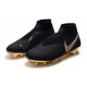 Nike Phantom Vision Elite FG Crampons Noir Or