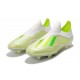 Nouvelles Crampons Foot Pour Hommes - Adidas X 18+ FG Blanc Vert