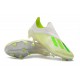 Nouvelles Crampons Foot Pour Hommes - Adidas X 18+ FG Blanc Vert