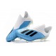Nouveau Chaussures de Football adidas X 18+ FG Bleu Blanc Noir