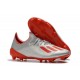 adidas X 19.1 FG Chaussure de Foot Neuf Gris Rouge