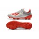 adidas X 19.1 FG Chaussure de Foot Neuf Gris Rouge