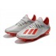 adidas X 19.1 FG Chaussure de Foot Neuf Gris Rouge