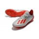 adidas X 19.1 FG Chaussure de Foot Neuf Gris Rouge