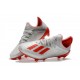 adidas X 19.1 FG Chaussure de Foot Neuf Gris Rouge