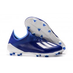 adidas X 19.1 FG Chaussure de Foot Neuf Bleu Blanc