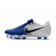 Chaussure de Foot Nike Phantom Venom Elite FG Bleu Blanc