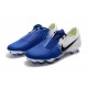 Chaussure de Foot Nike Phantom Venom Elite FG Bleu Blanc