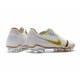 Chaussure de Foot Nike Phantom Venom Elite FG Blanc Or