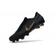 Chaussure de Foot Nike Phantom Venom Elite FG Noir Or