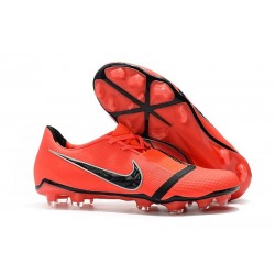 Chaussure de Foot Nike Phantom Venom Elite FG Rouge Noir