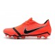 Chaussure de Foot Nike Phantom Venom Elite FG Rouge Noir