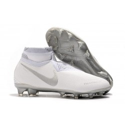 Nike Phantom Vision Elite FG Crampons Blanc