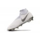 Nike Phantom Vision Elite FG Crampons Blanc