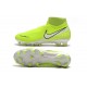 Nike Phantom Vision Elite FG Crampons Volt Blanc