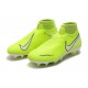 Nike Phantom Vision Elite FG Crampons Volt Blanc