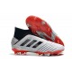 Chaussures de Football adidas Predator 19+ FG Argent Noir Rouge