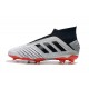 Chaussures de Football adidas Predator 19+ FG Argent Noir Rouge