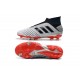 Chaussures de Football adidas Predator 19+ FG Argent Noir Rouge