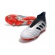 Chaussures de Football adidas Predator 19+ FG Argent Noir Rouge