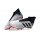 Chaussures de Football adidas Predator 19+ FG Argent Noir Rouge