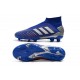 Chaussures de Football adidas Predator 19+ FG Bleu Argent