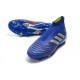 Chaussures de Football adidas Predator 19+ FG Bleu Argent