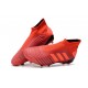 Chaussures de Football adidas Predator 19+ FG Rouge