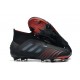 Chaussures de Football adidas Predator 19+ FG Noir Rouge