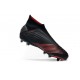 Chaussures de Football adidas Predator 19+ FG Noir Rouge