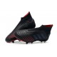 Chaussures de Football adidas Predator 19+ FG Noir Rouge