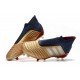 Chaussures de Football adidas Predator 19+ FG Or Rouge