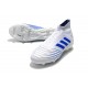 Chaussures de Football adidas Predator 19+ FG Blanc Bleu