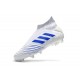 Chaussures de Football adidas Predator 19+ FG Blanc Bleu