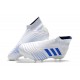 Chaussures de Football adidas Predator 19+ FG Blanc Bleu