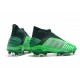 Chaussures de Football adidas Predator 19+ FG Vert Argent