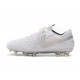 Crampons Neuf Nike Tiempo Legend VIII Elite FG Blanc Platine Chrome