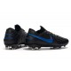 Crampons Neuf Nike Tiempo Legend VIII Elite FG Noir Bleu