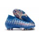 Chaussure Ronaldo Nike Mercurial Superfly VII Elite FG Bleu Shuai